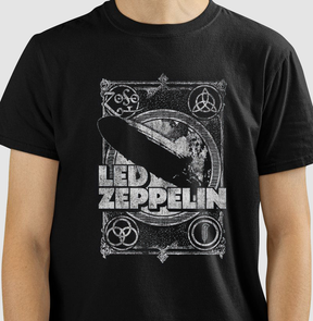 Camiseta Led Zeppelin Desenhada