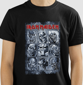 Camisetas Iron Maiden Faces