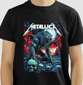 Camiseta Metallica Lobo