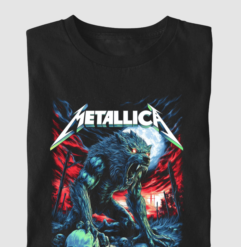 Camiseta Metallica Lobo