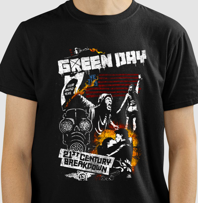 Camiseta Green Day 21st Century