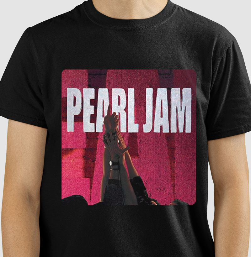 Camiseta Disco Pearl Jam - Ten