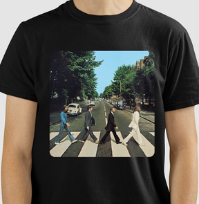 Camiseta Disco Beatles Abbey Road