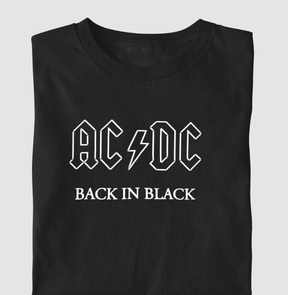 Camiseta Disco AC/DC Black in Black