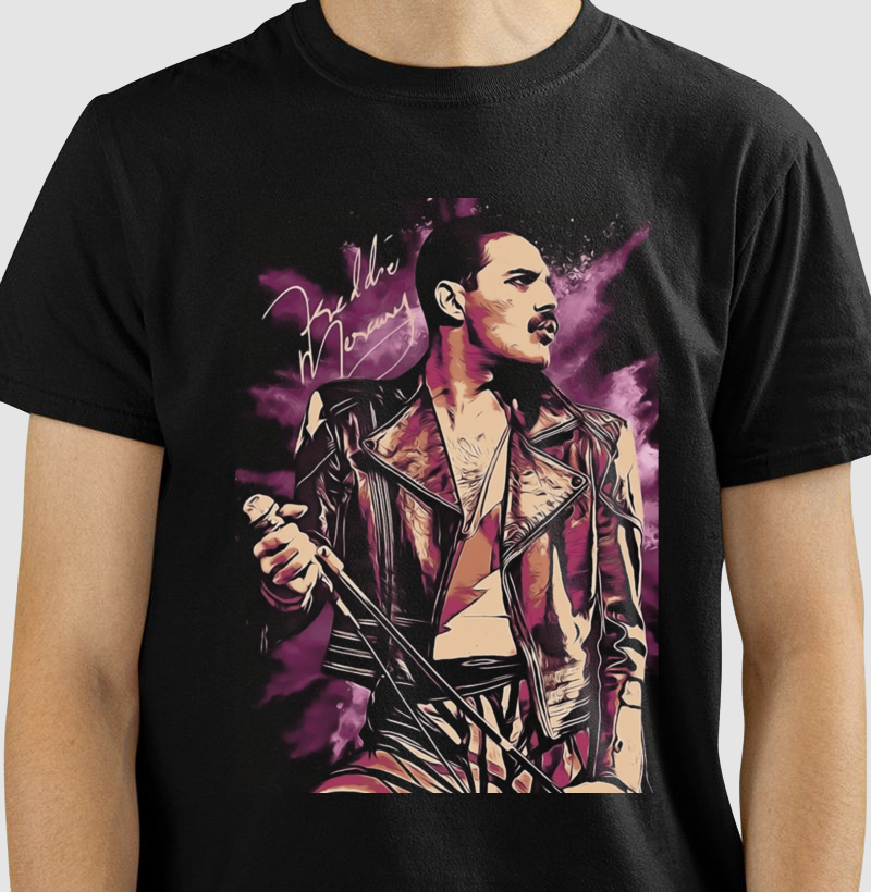 Camiseta do Freddie Mercury