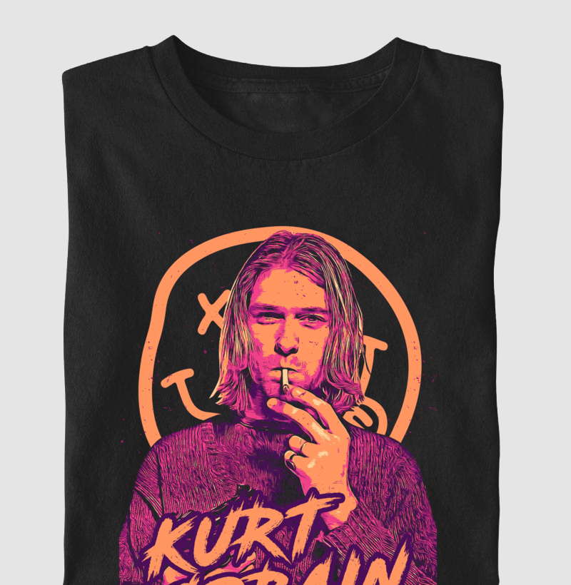 Camiseta Nirvana Kurt Cobain