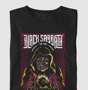 Camiseta Black Sabbath The End Adesivo Mago