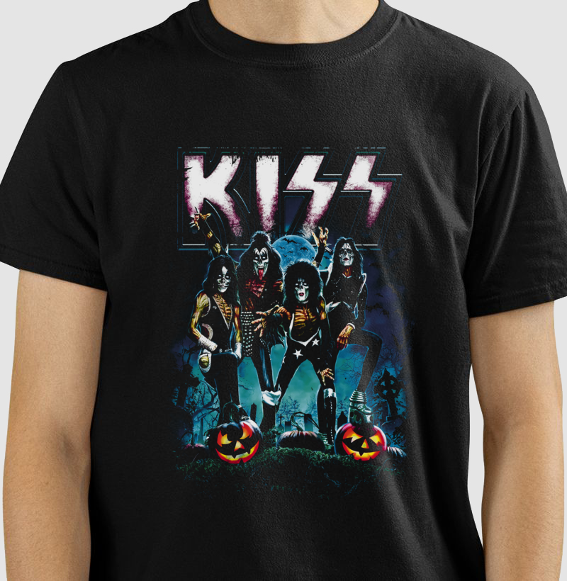 Camiseta KISS Halloween