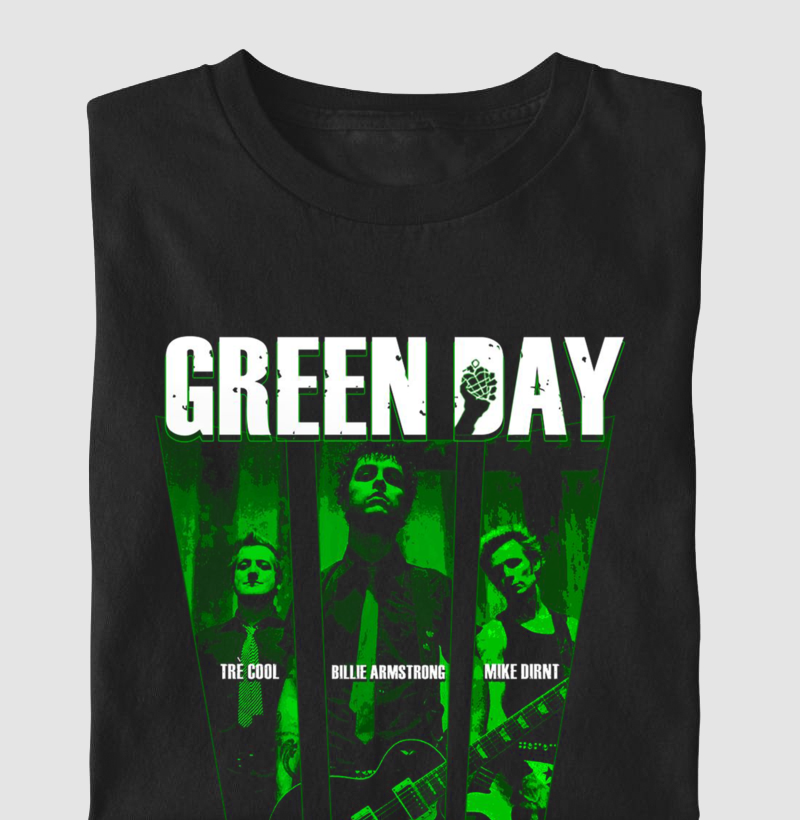 Camiseta do Green Day Trio
