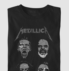Camiseta Metallica Quatro Faces
