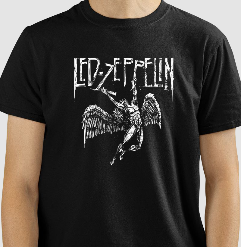 Camiseta Led Zeppelin Anjo Caído
