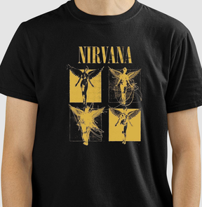 Camiseta Nirvana Quatro Anjos