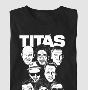 Camiseta Banda Titãs Faces Algodão Peruano