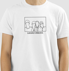 Camiseta Legião Urbana Silhueta Algodão Peruano