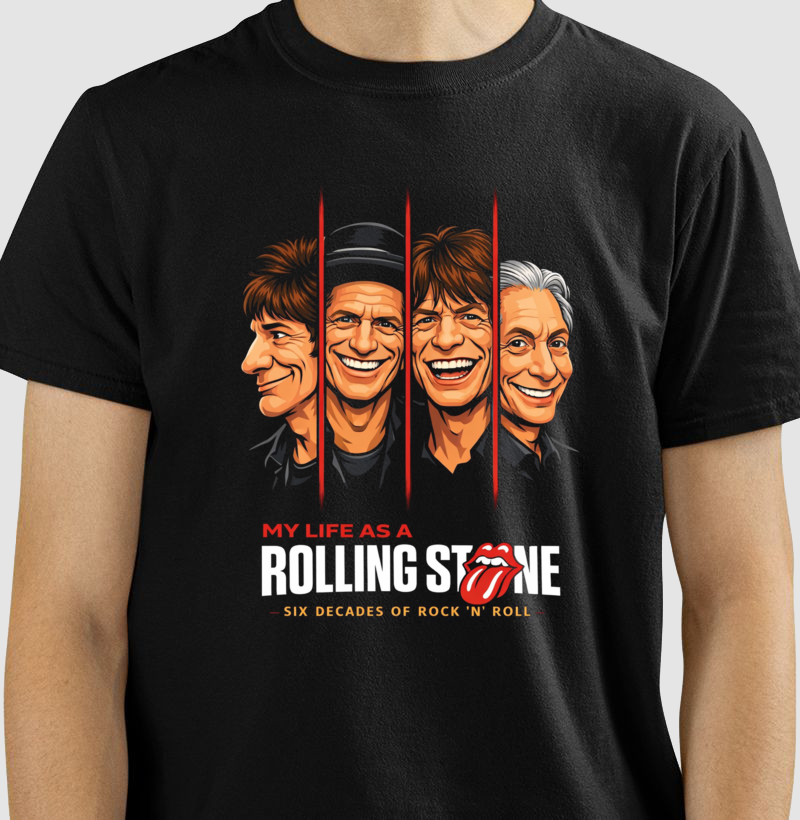 Camiseta Filme Rolling Stones