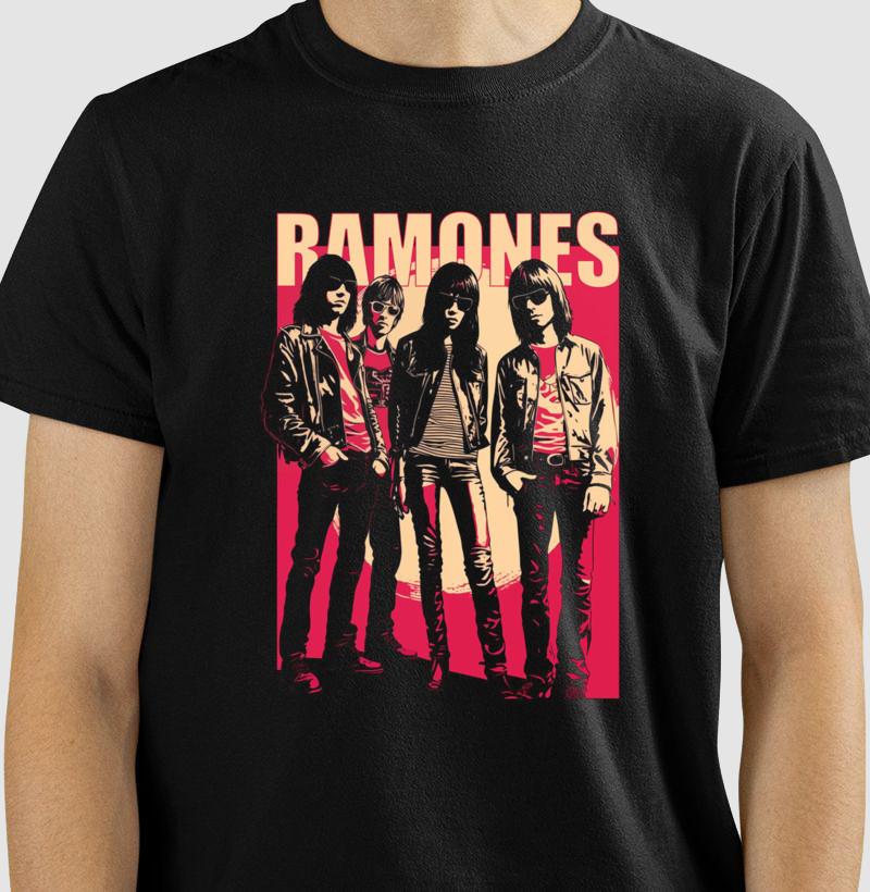 Camiseta Ramones Cartoon