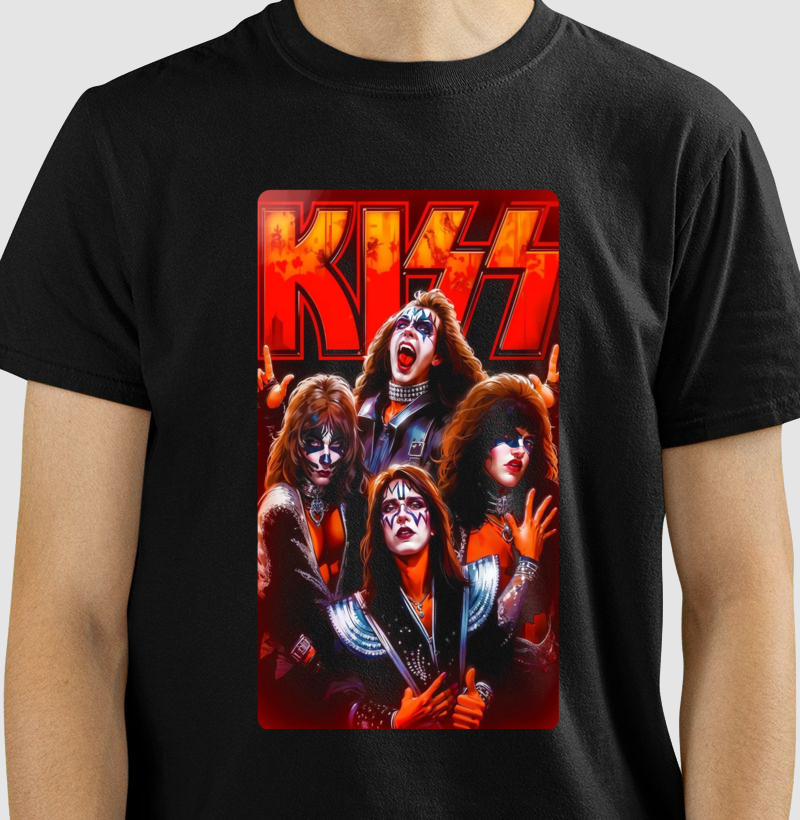 Camiseta Banda Kiss